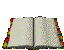 Animated book for guestbook